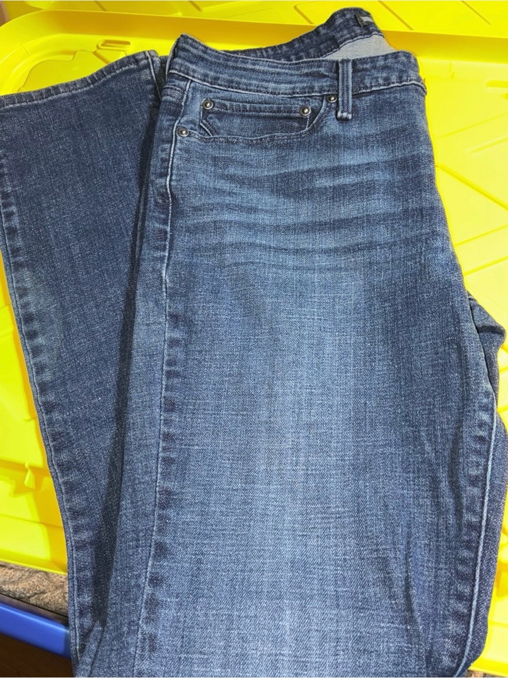 Levi's Women's Straight Leg Jeans - Dark Blue Wash